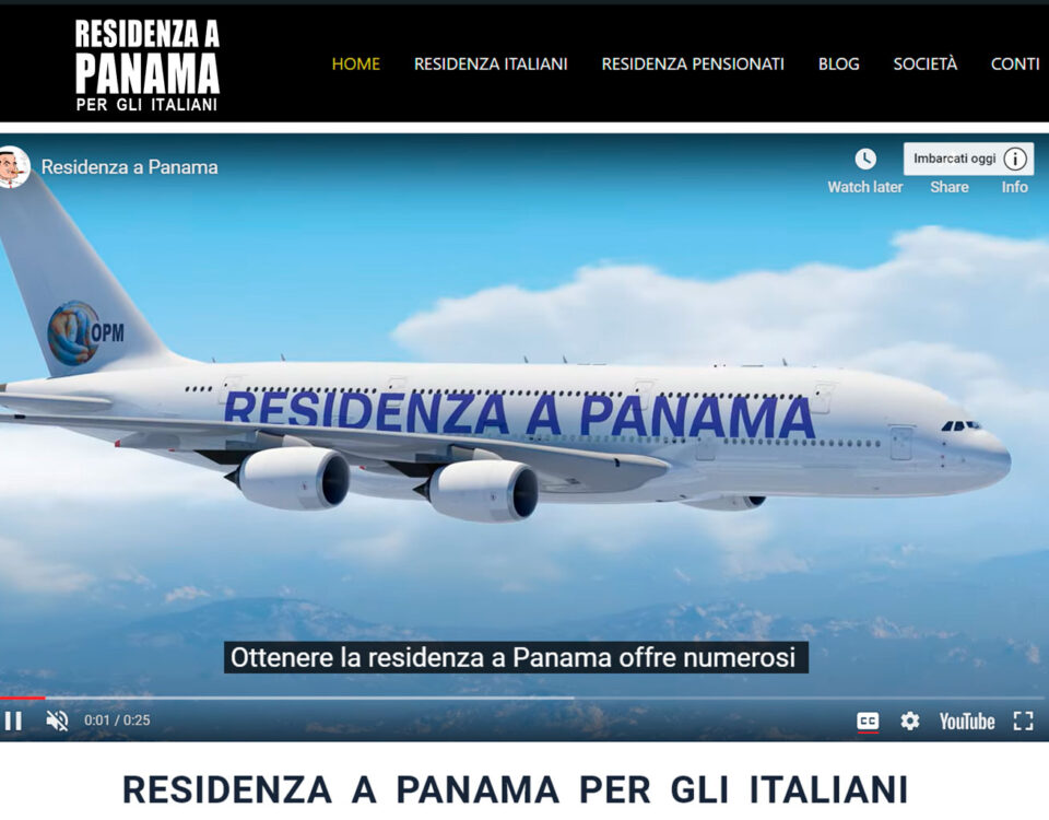 Residenza a Panama Web #1 per gli Italiani