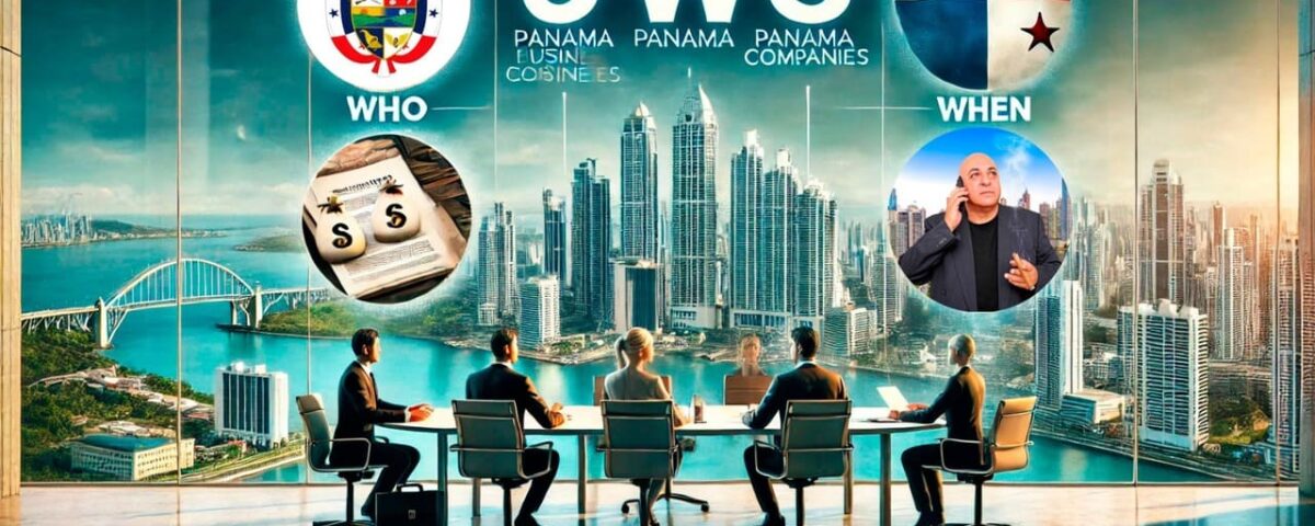 Las 5W de las sociedades en Panamá