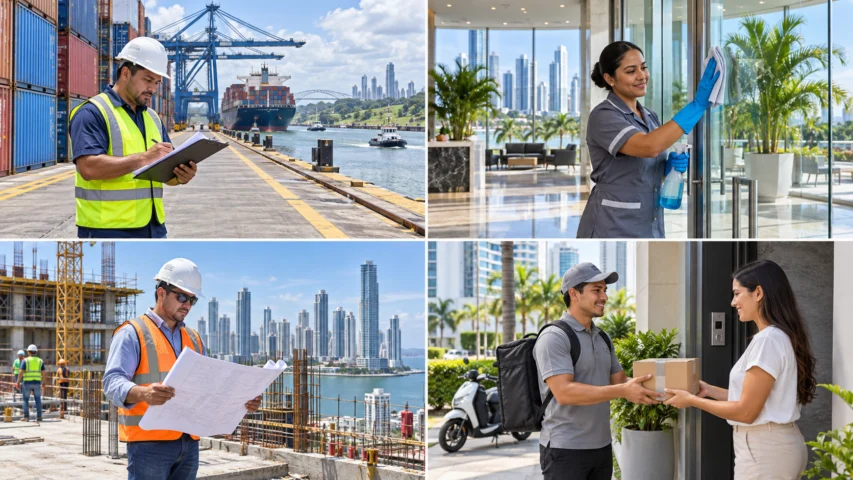 Permiso de trabajo en Panamá y residencia en Panamá, Permesso di lavoro a Panama e residenza a Panama, Work permit in Panama and residence in Panama